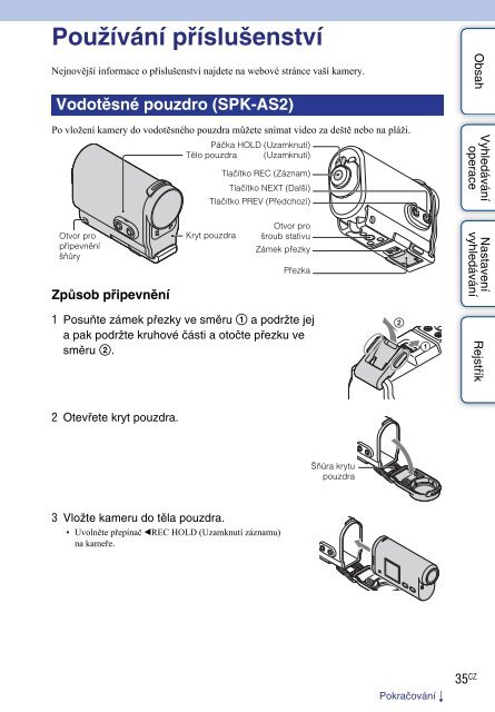 Sony HDR-AS30VD - HDR-AS30VD Guida all&rsquo;uso Ceco