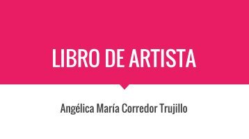 Libro de artista