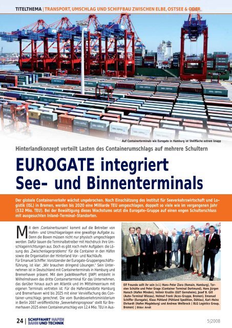 MAGAZIN FÜR INTERMODALEN TRANSPORT und Logistik