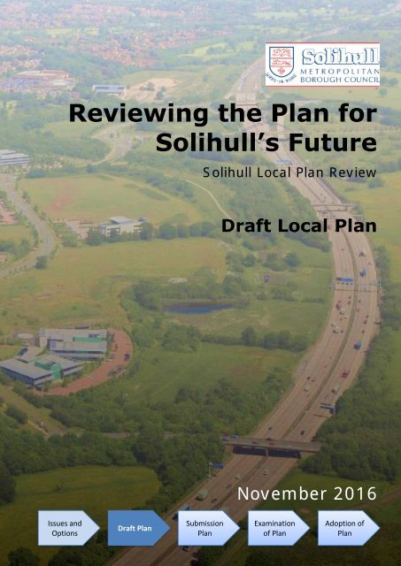 Reviewing the Plan for Solihull’s Future