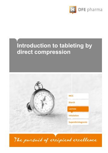 Introduction to tableting by direct compression