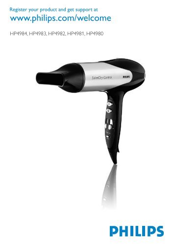 Philips SalonDry Control SÃ¨che-cheveux - Mode dâemploi - FAS