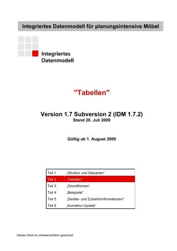 "Tabellen" Version 1.7 Subversion 2