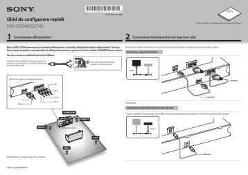 Sony DAV-DZ340 - DAV-DZ340 Guida di configurazione rapid Rumeno