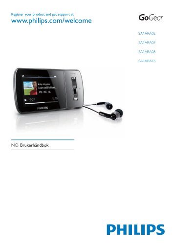 Philips GoGEAR Baladeur vidÃ©o MP3 - Mode dâemploi - NOR