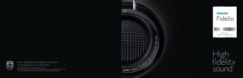 Philips Fidelio Casque - Brochure - JPN