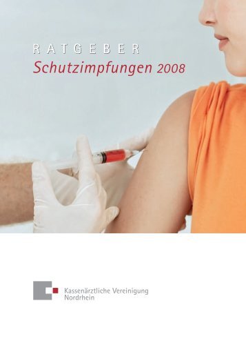 Ratgeber Schutzimpfungenen - Kassenärztliche Vereinigung ...