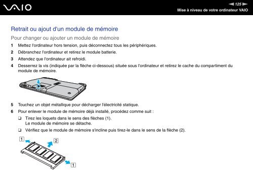 Sony VGN-AR71L - VGN-AR71L Istruzioni per l'uso Francese