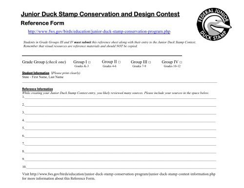 Duck Stamp Conservation and Design Program and Art Contest