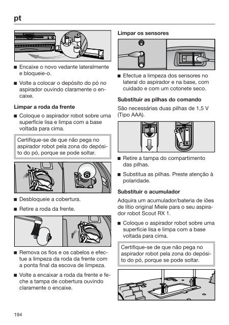 Miele Blizzard CX1 Excellence EcoLine - SKCF2 - Mode d'emploi