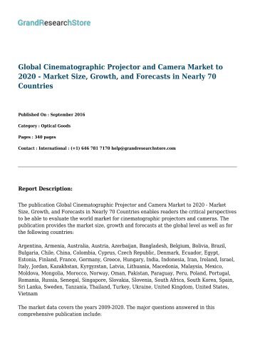 global-cinematographic-projector-and-camera-market-to-2020---market-size-growth-and-forecasts-in-nearly-70-countries-grandresearchstore