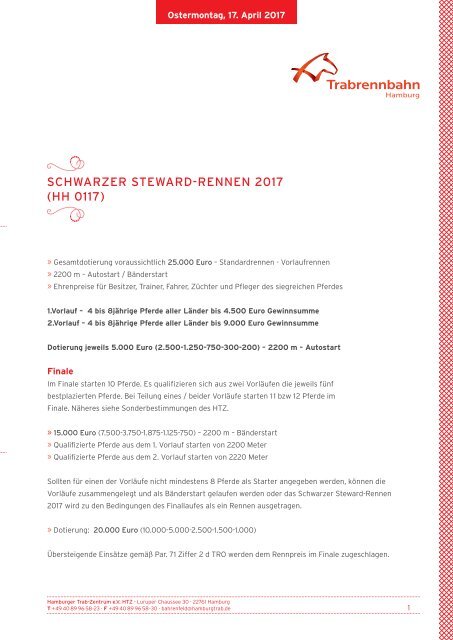 Ausschreibungen Gehobene Rennen 2017 PDF Datei