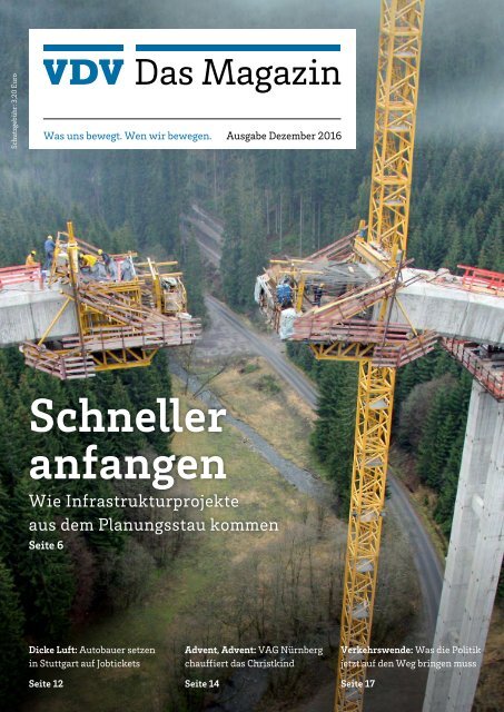 VDV Das Magazin Ausgabe Dezember 2016