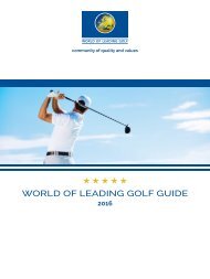WORLD OF LEADING GOLF GUIDE 2016/2