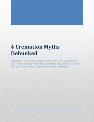4 Cremation Myths Debunked