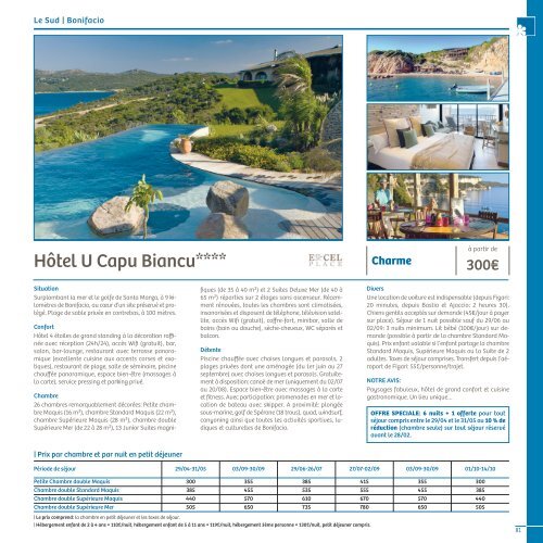 Brochure Corse été 2017 - CORSICA TRAVEL