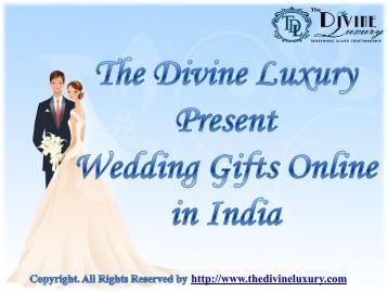 Send Unique Wedding Gifts Online in India Get Best Wedding Gifts ...