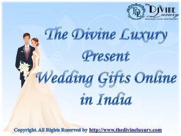 Send Unique Wedding Gifts Online in India | Get Best Wedding Gifts Ideas Online 