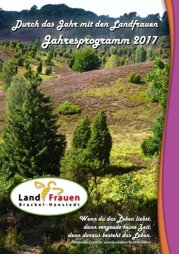 Landfrauen Brackel-Hanstedt - Programm 2017