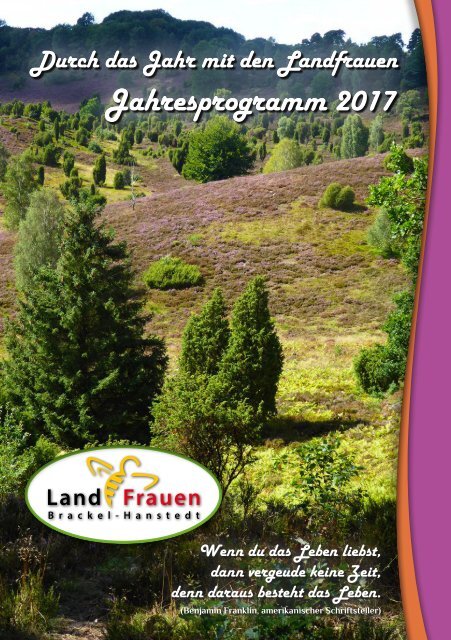 Landfrauen Brackel-Hanstedt - Programm 2017