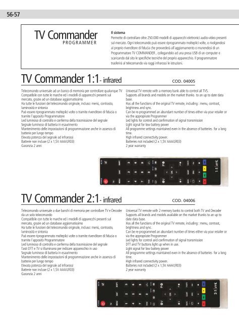 Catalogo LC IMT 2016