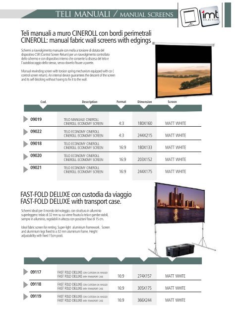 Catalogo LC IMT 2016