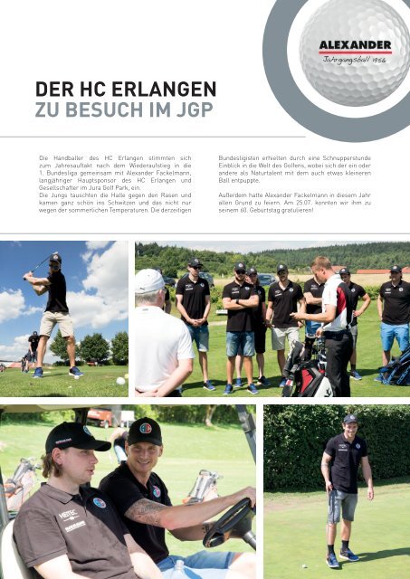 JGP Magazin 2016 Jura Golf Park