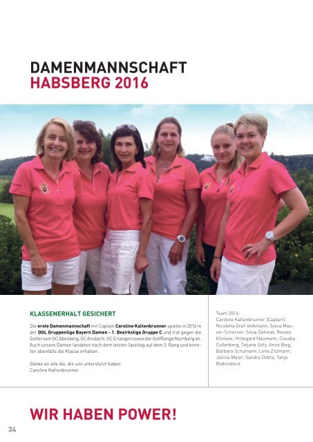 JGP Magazin 2016 Jura Golf Park