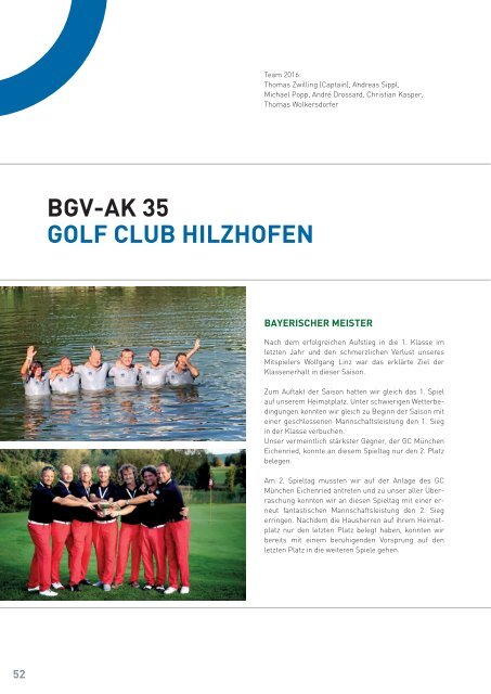 JGP Magazin 2016 Jura Golf Park