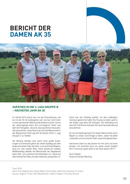 JGP Magazin 2016 Jura Golf Park