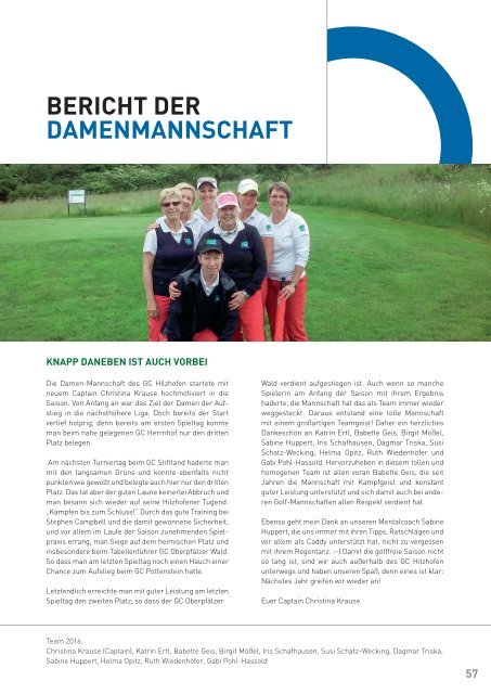 JGP Magazin 2016 Jura Golf Park