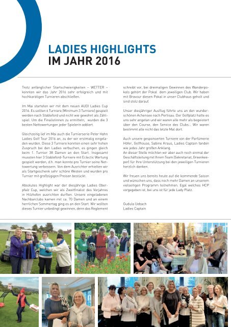 JGP Magazin 2016 Jura Golf Park