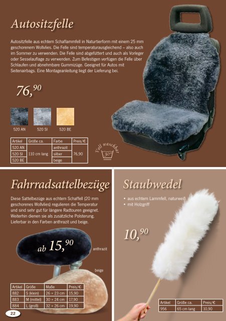 Felle4U.de - Katalog 2017