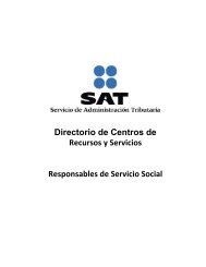 Directorio de Centros de Recursos y Servicios Responsables de Servicio Social