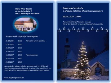 Flyer-Karácsonyra