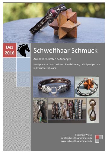 Schweifhaarschmuck DEZ 16