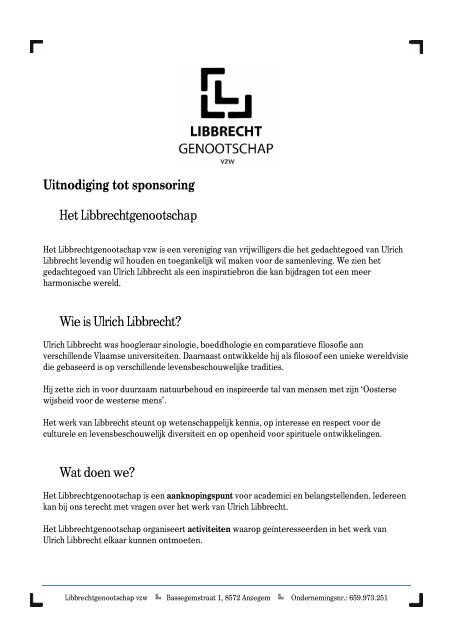 Sponsorbrief