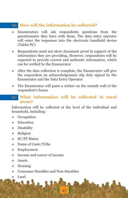 Sensus Booklet Inside option 27-07-2011.indd - Ministry of Rural ...