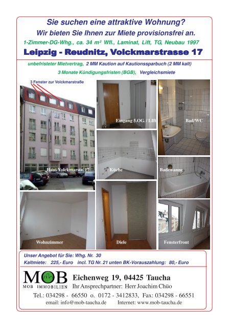 Sie Suchen Eine Attraktive Wohnung Eichenweg 19 Mob Taucha