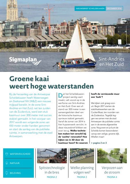 Nieuwsbrief Waterwegen en Zeekanalen - december 2016