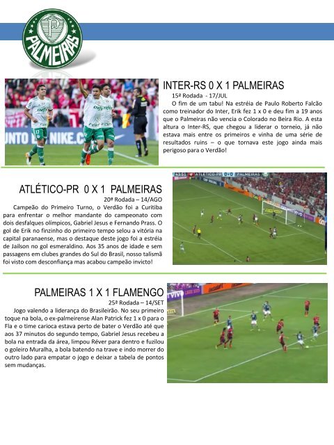 Palmeiras 2016 - A trajetória de um campeão