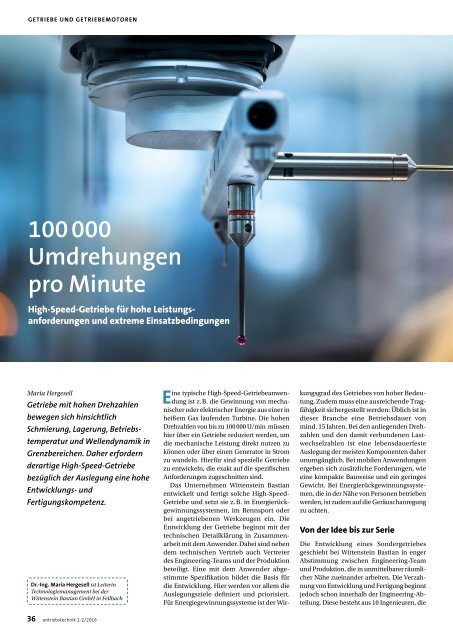 antriebstechnik 1-2/2016