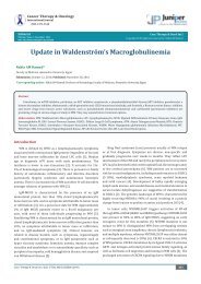 Update in Waldenström’s Macroglobulinemia