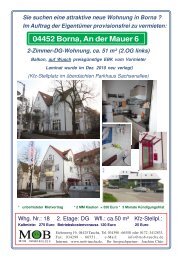 04452 Borna, An der Mauer 6 2-Zimmer-DG ... - MOB Taucha