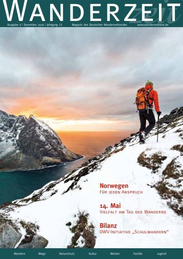 Wanderzeit, Ausgabe Dezember 2016