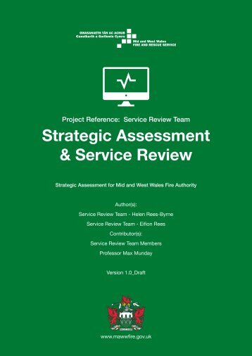 JR0234 - Strategic Assesment & Service Review