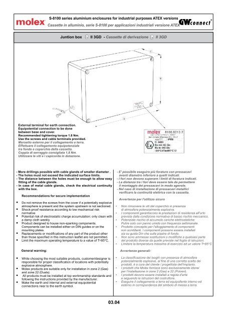 Katalog GWconnect průchodky a AL krabice