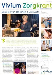 Vivium Zorgkrant november 2016