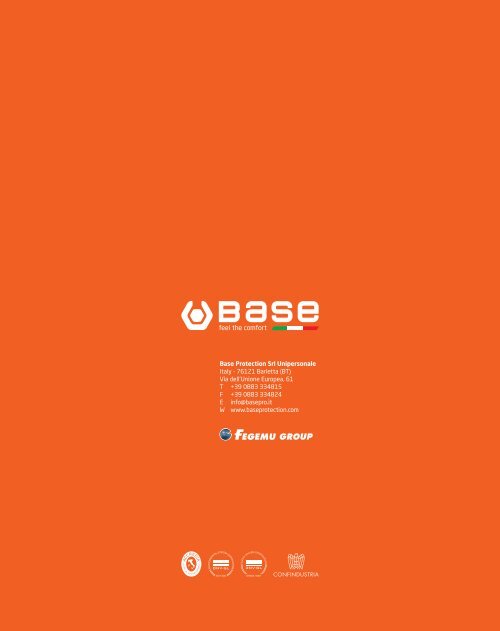Catalogo DANESE 2016/17 - Base Protection