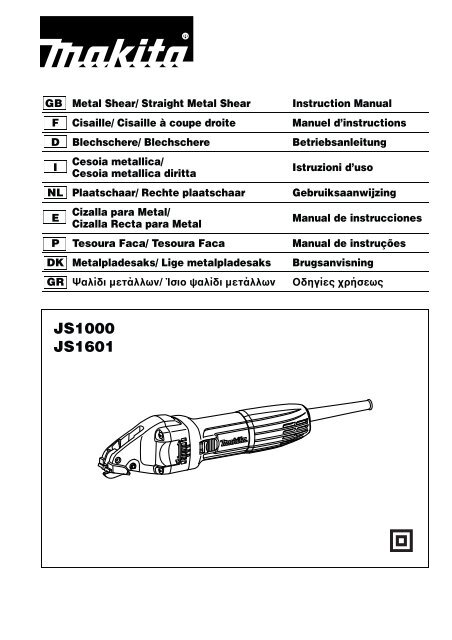 Makita RODITRICE 1,6mm - JN1601J - Manuale Istruzioni